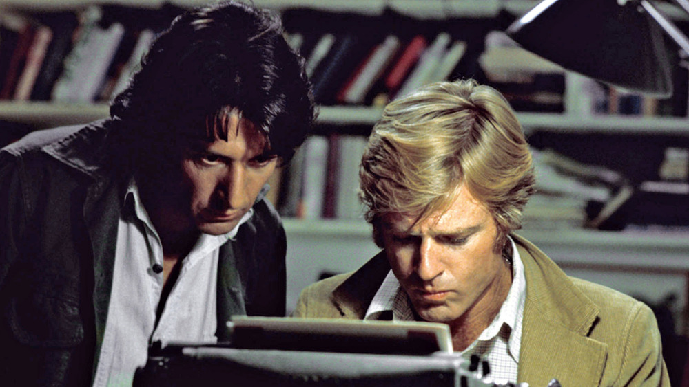 Dustin Hoffman and Robert Redford in All the President's Men