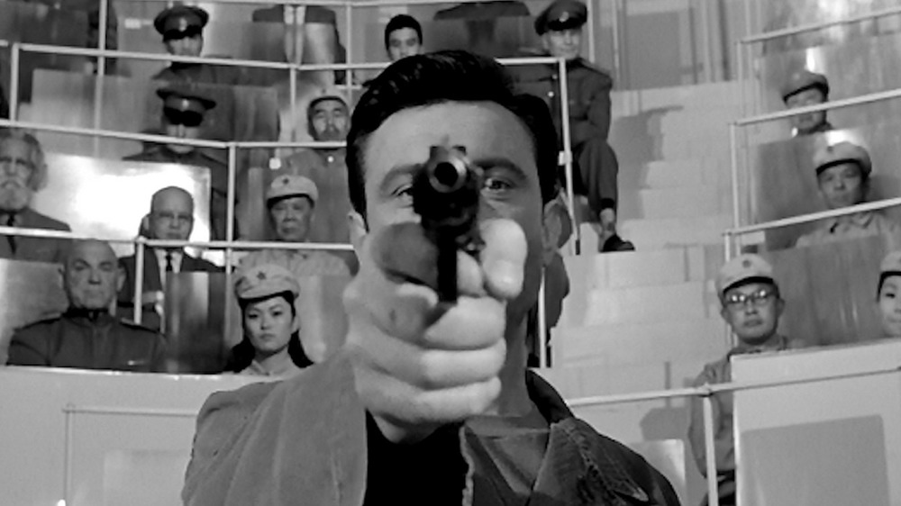 Laurence Harvey as Raymond Shaw in The Manchurian Candidate