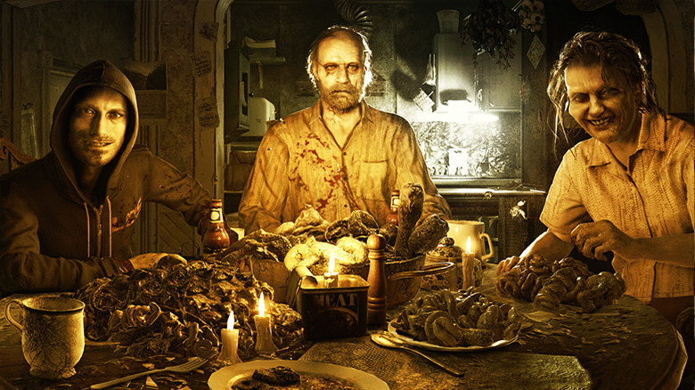 The Baker Family in a RE:7 Promotional Image