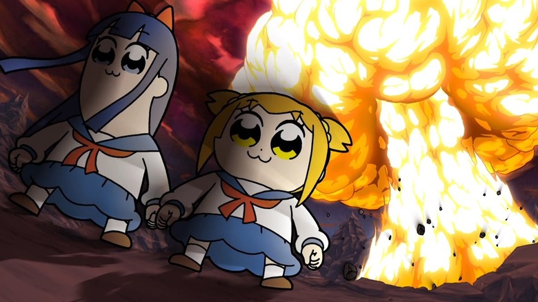 Popuko and Pipimi with explosion