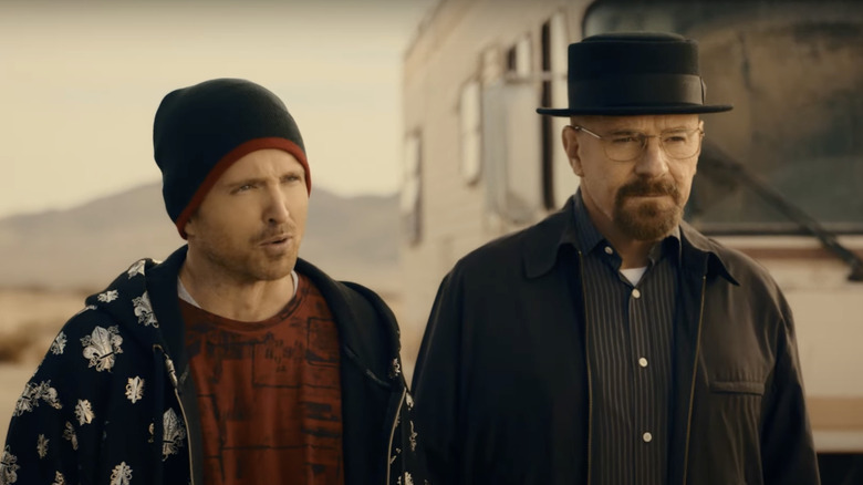 Bryan Cranston and Aaron Paul in PopCorners ad