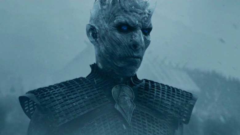 The Night King amid blizzard