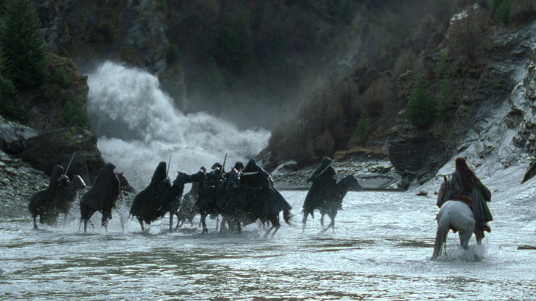 The Black Riders confronting Arwen