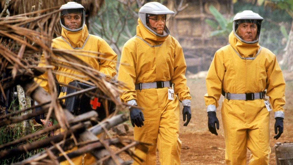 Cuba Gooding Jr., Kevin Spacey, and Dustin Hoffman in Outbreak