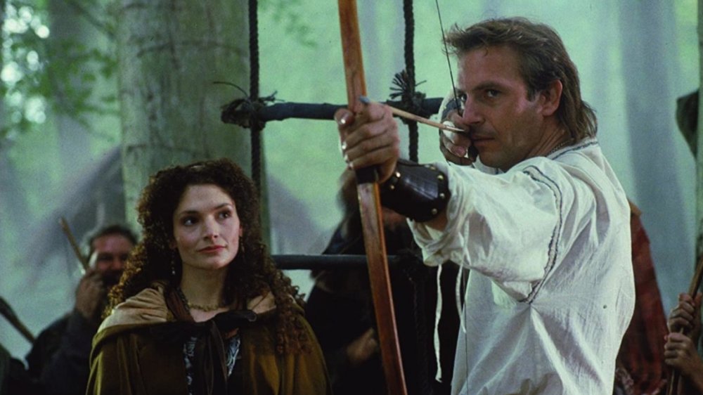 Kevin Costner and Mary Elizabeth Mastrantonio in Robin Hood: Prince of Thieves