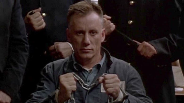 James Woods wears chains