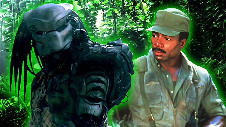 A Predator and Carl Weathers