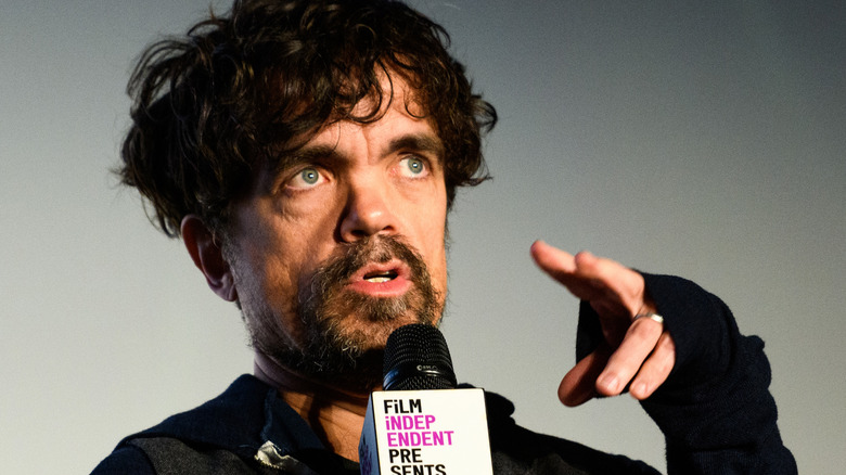 Peter Dinklage answering a question