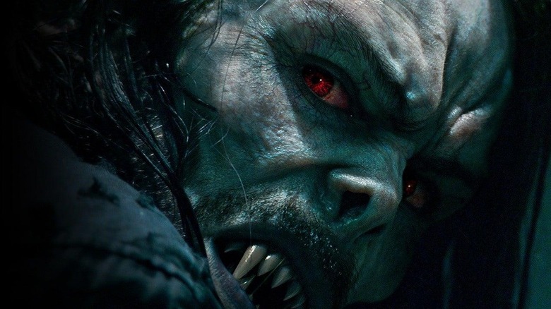 Morbius snarling