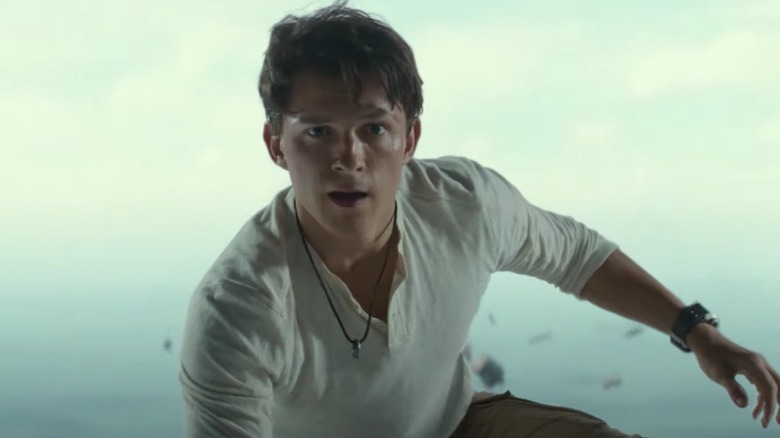 Tom Holland in Uncharted 