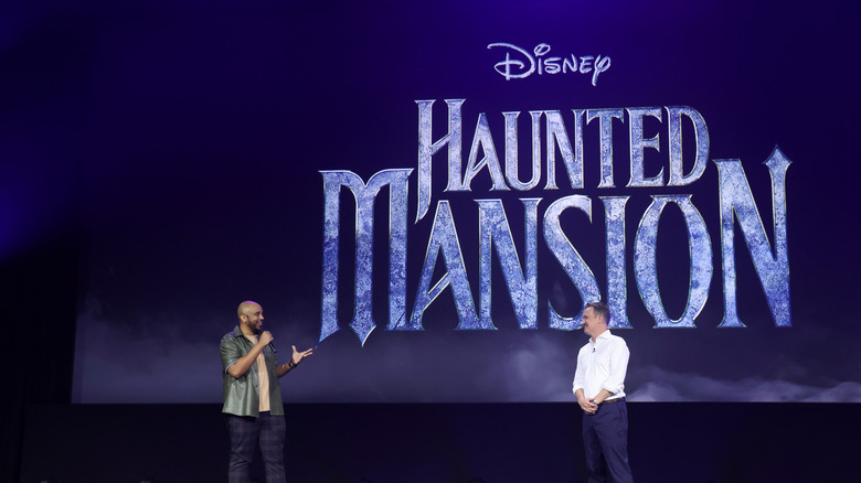Haunted Mansion display at D23
