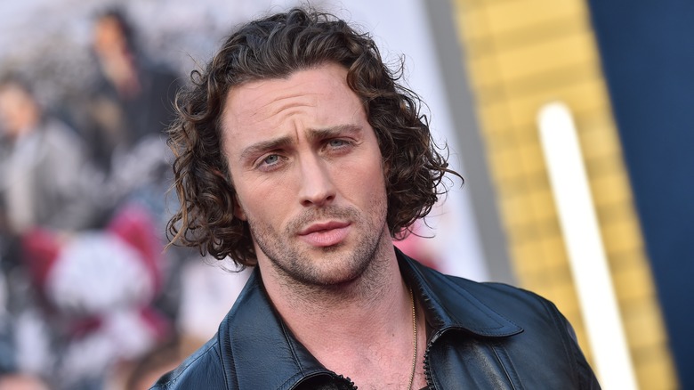 Aaron Taylor-Johnson looking concerned