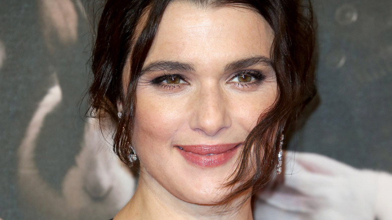 Rachel Weisz smirking