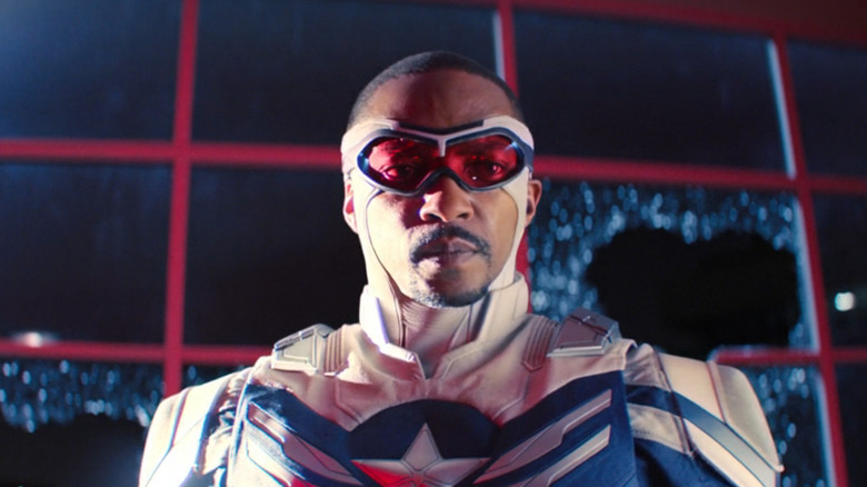 Anthony Mackie as Captain America in The Falcon and the Winter Soldier