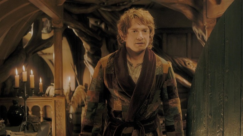 Bilbo stood by the door