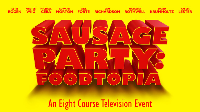 A poster for Sausage Party: Foodtopia