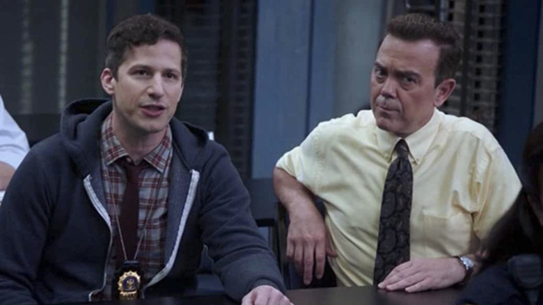 Peralta and Boyle from Brooklyn Nine-Nine