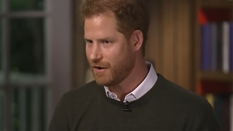 Prince Harry talks to Anderson Cooper