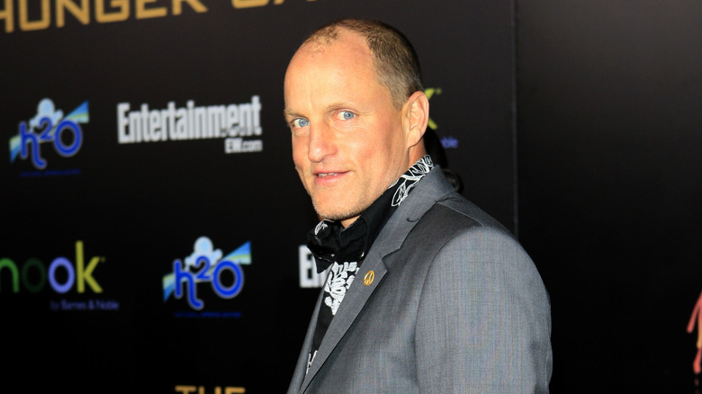 Woody Harrelson posing