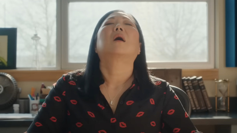 Margaret Cho sighing Prom Pact