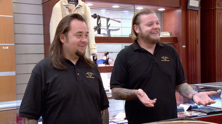 Chumlee and Corey laughing