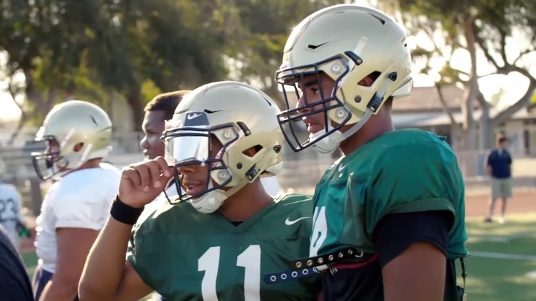 QB1 Beyond The Lights Football Players Prepare