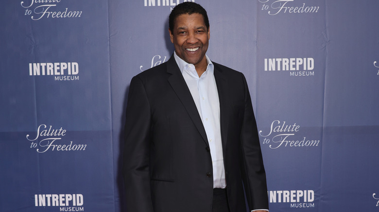 Denzel Washington attending event 