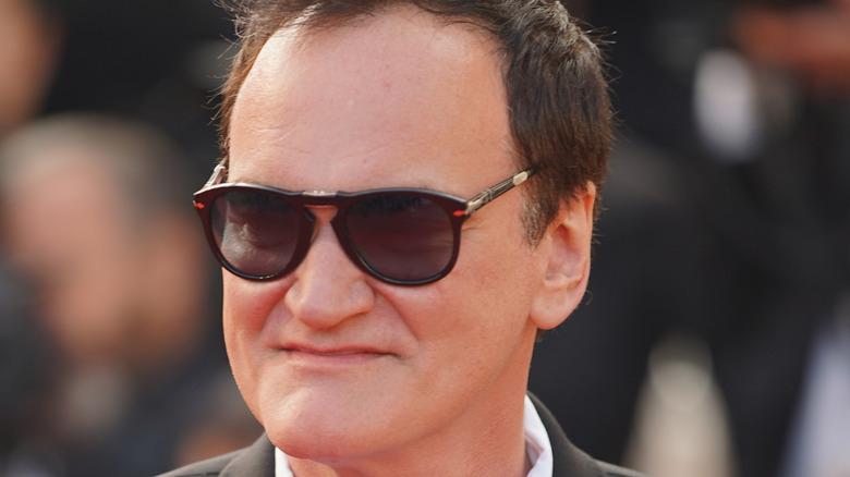 Quentin Tarantino wearing sunglasses 