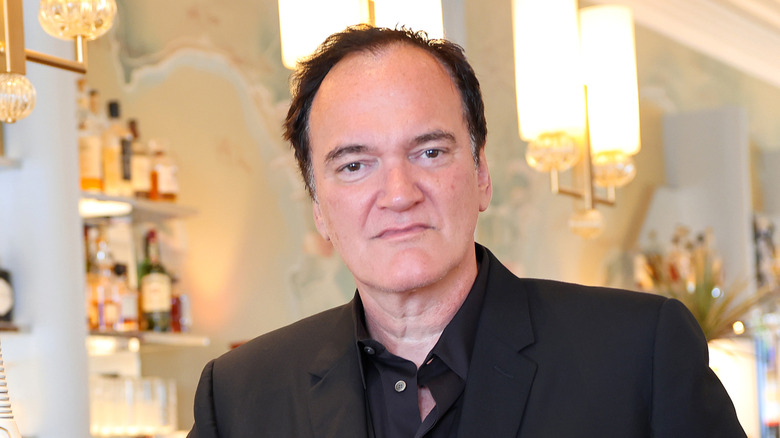 Quentin Tarantino smiling