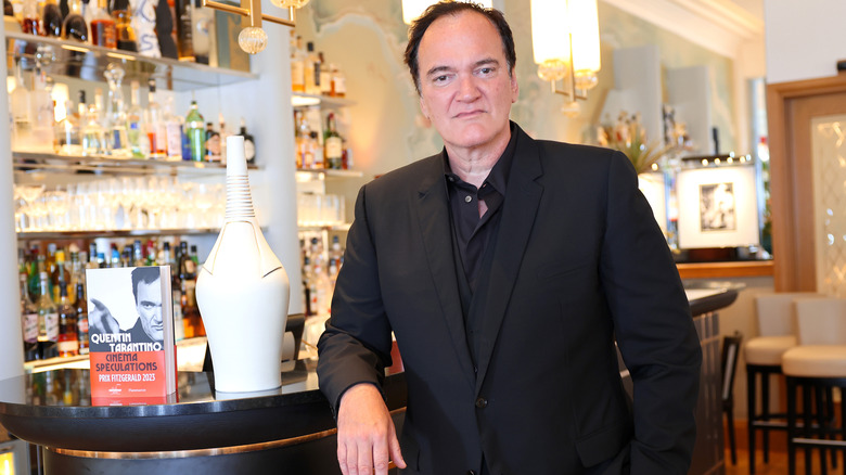 Quentin Tarantino at event