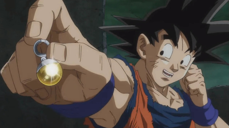 Goku offers one Potara earring