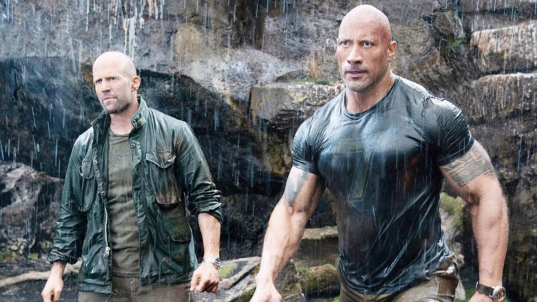 Hobbs and Shaw getting ready to fight