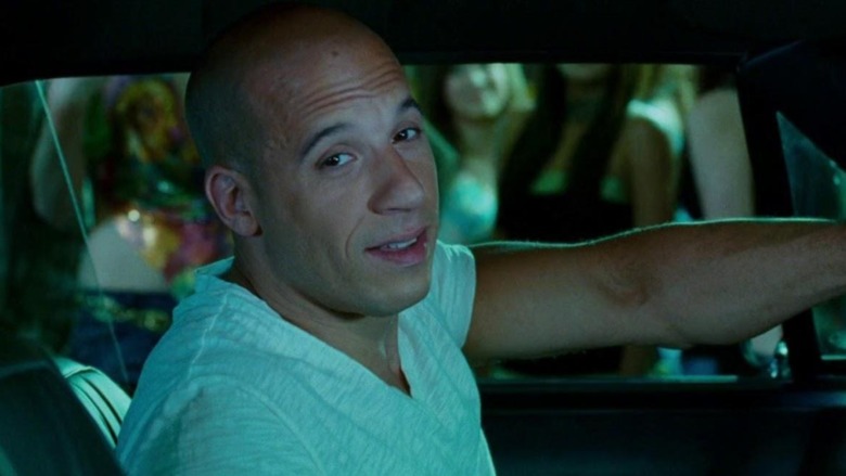 Dominic Toretto driving