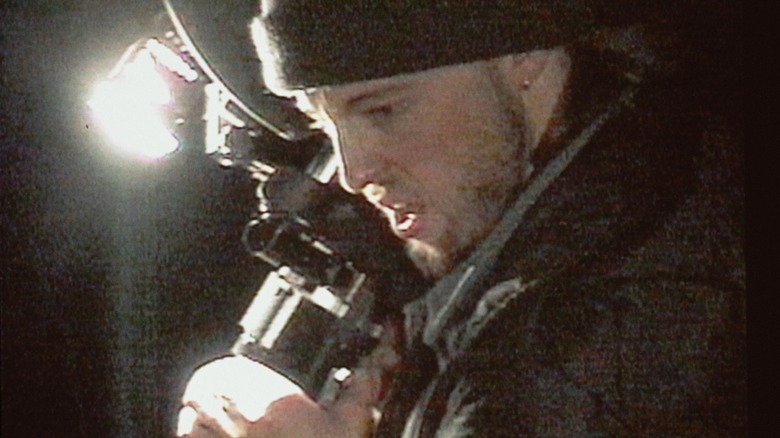 Josh filming in Blair Witch Project