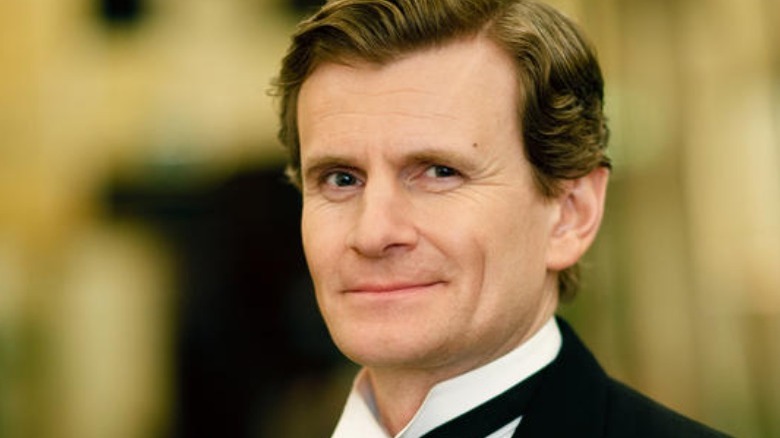 Michael Gregson smiling in Downton Abbey