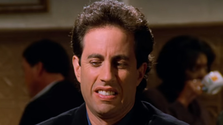 Jerry Seinfeld disgusted at Gillian's hands