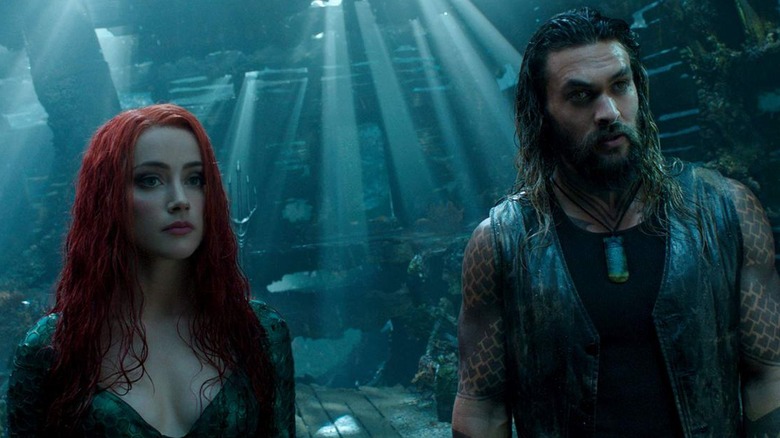 Aquaman and Mera in the depths