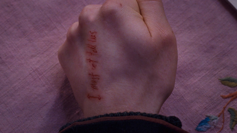 Harry Potter's cut hand