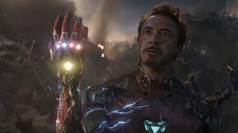 Tony Stark Endgame snap