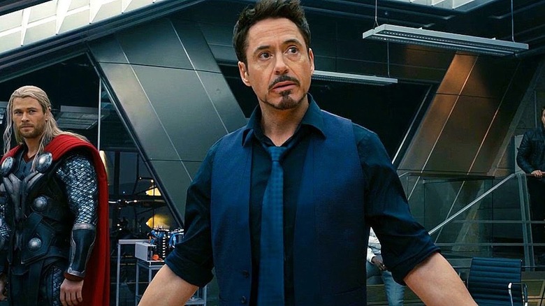 Tony Stark arguing