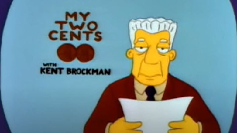 Kent Brockman on TV