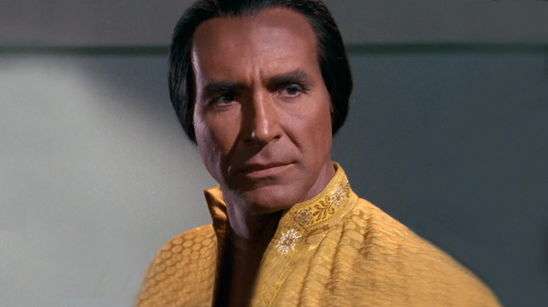 Khan looks left Star Trek