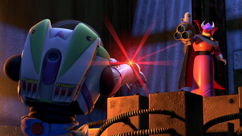 Buzz and Zerg Battle in Toy Story 2