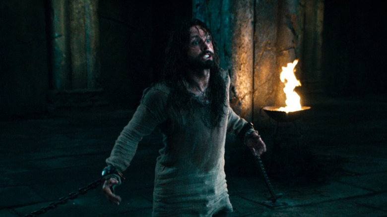 Lucian in chains in Rise of the Lycans