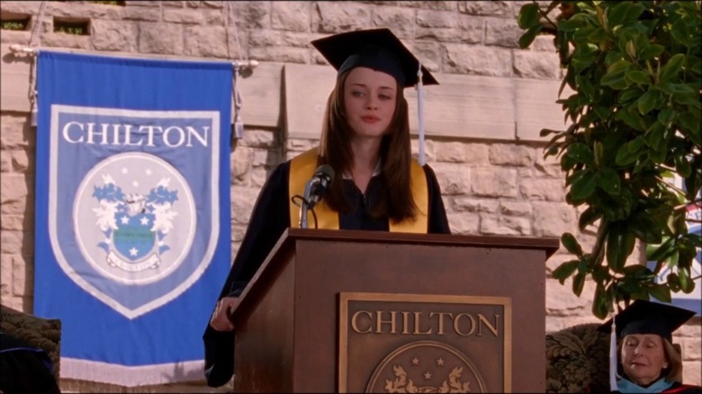 Rory as Chilton valedictorian Gilmore Girls