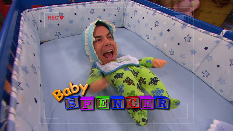 Spencer as baby on webcast