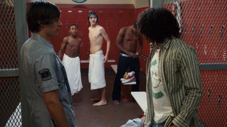 Chad and Troy in locker room