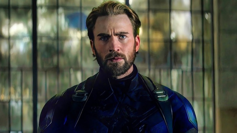 Captain America before fighting