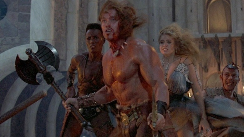 Conan wields battle axe