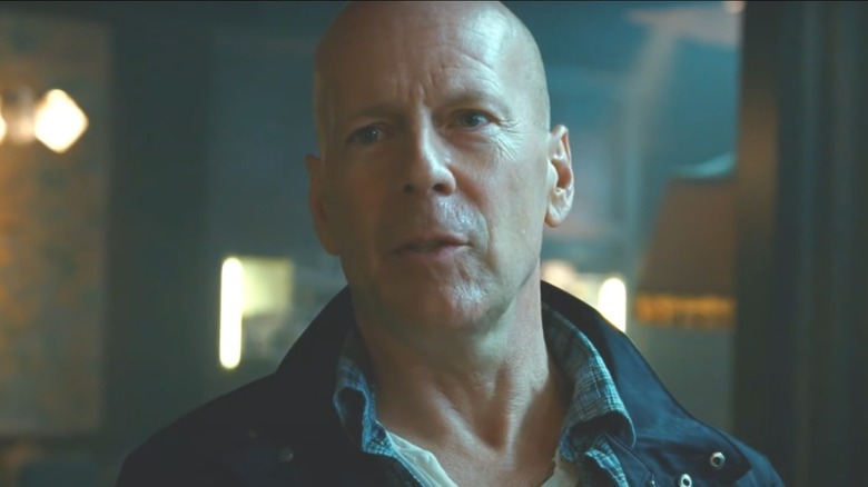 Bruce Willis seems suspicious